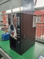 Distributeur automatique de thé et de café commercial à écran tactile, à monnayeur, avec trois options froides/chaudes, idéal pour les bureaux – Vente chaude directe usine