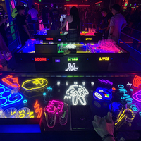 Table de beer pong robuste avec compartiment à glace pour bars et fêtes