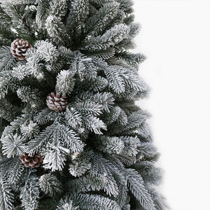 Longstar vente chaude pré-éclairé avec tout l'arbre <span class=keywords><strong>de</strong></span> Noël floqué artificiel coloré avec des pommes <span class=keywords><strong>de</strong></span> pin pour la décoration <span class=keywords><strong>de</strong></span> vacances - Product Image 5
