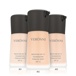 Base de <span class=keywords><strong>Maquillaje</strong></span> Líquida de Cobertura Total en 6 Colores, Resistente al Agua, Blanqueadora y Duradera - Product Image 1