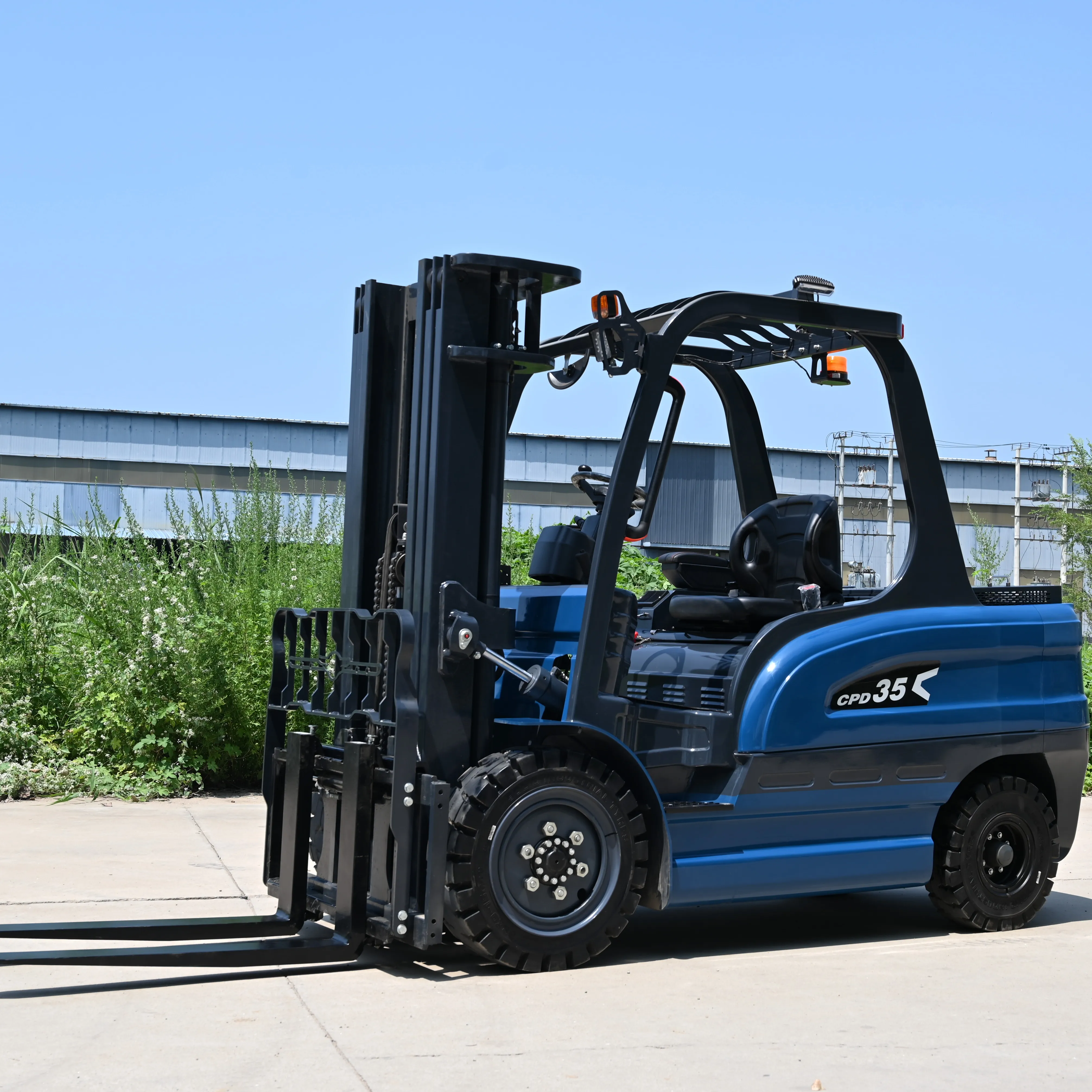 Nilai terbaik forklift 3 ton 3.5 ton 4 ton 5 ton energi baru kehidupan tinggi baterai lithium CE MSDS listrik dalam ruangan Harga forklift