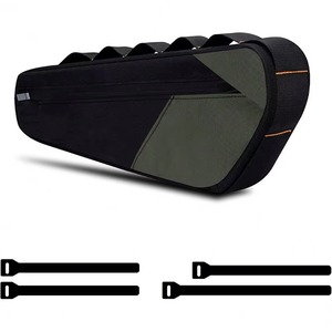 Échantillon gratuit : Sacoche de cadre triangulaire pour VTT, grande capacité, étanche, utilisée pour les accessoires de vélo de montagne et de route. - Product Image 3