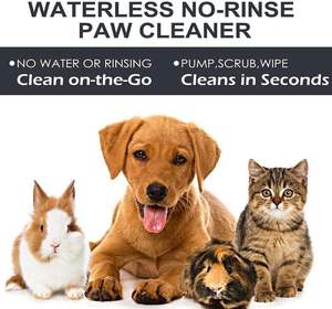 Private <b>Label</b> Pet Dog Paw Cleaner Foam Waterless No Rinse Paw Cleaner for Dogs and Cats - Product Image 3