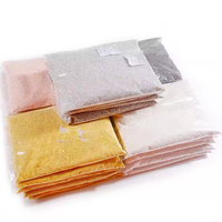 1KG Micro-perles métalliques pour ongles, breloques pour ongles, billes de caviar rondes en acier inoxydable, strass pour ongles pour DIY ongles / artisanat de bijoux et coques de téléphone