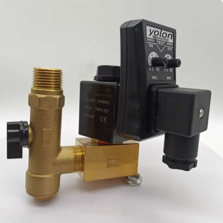 Electronic automatic timing drainage valve factory sale with many kinds of brand agent