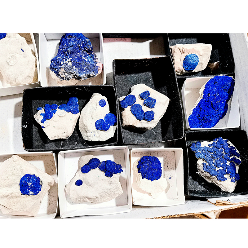 高品質✨アズライト単結晶原石 天然鉱石アズライト鉱石ラフアズライト単結晶宝石ローズ