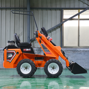 CE EPA Euro 5 Mini Skid Steer Loader Bomba 2 Ton Loader <span class=keywords><strong>Snow</strong></span> <span class=keywords><strong>Blower</strong></span> para Uso Doméstico para INFRONT 4x4 Trencher Skidsteer 1-Year - Product Image 1