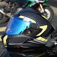 Caschi per casco da motociclista con doppia lente di alta qualità certificato DOT ECE Safe Crash Unisex