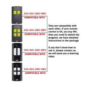 Télécommande de porte de garage 433.92 à code roulant compatible avec <span class=keywords><strong>BENINCA</strong></span> TO-GO 2KV 4WV, télécommande d'ouverture de porte électrique - Product Image 5