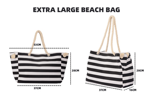Tùy Chỉnh Công Suất Lớn Mở Rộng Canvas Bãi Biển Tote <span class=keywords><strong>Bag</strong></span> Với Dây Kéo Cho Phòng Tập Thể Dục Bãi Biển Du Lịch - Product Image 2