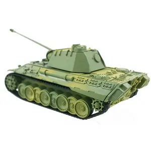 4D Model yapı kitleri montaj Panzerkampfwagen V panter Tank araba eğitici oyuncaklar koleksiyonu yüksek yoğunluklu malzeme