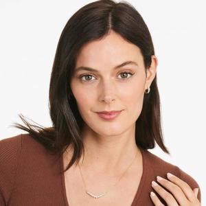 Elegant 925 Sterling Silver Gold Plated Moissanite Hoop <b>Earrings</b> Brilliant Luxury Fashion <b>Fine</b> Jewelry Modern Collection - Product Image 4