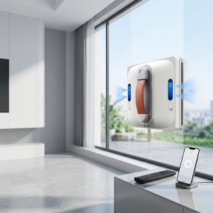 Smart Water <b>Spray</b> Window Cleaning Robot Remote Control High Suction Anti-Fall Automatic Glass <b>Cleaner</b> for Home High Rise - Product Image 6