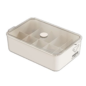 Clothing Organizer Rectangle Stackable With Compartments For Underwear Socks Small Items Household Use - Product Image 3