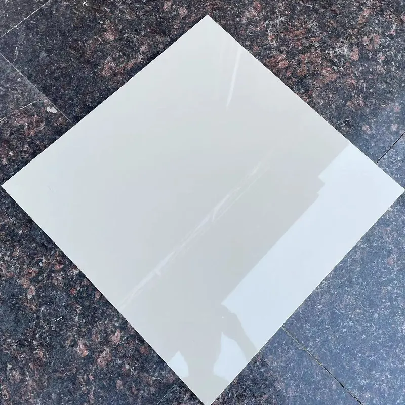 600x600 brillante ngà trắng hòa tan Muối gạch pisos Gres porcelanato sàn bóng đánh bóng gạch