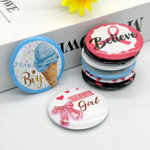 Badges et épingles en tôle vierges, personnalisables avec logo, pour événements promotionnels et loisirs créatifs, vente en gros usine - Product Image 1