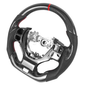 Volante de fibra de carbono de gamuza Alcantara mejorado para <span class=keywords><strong>Lexus</strong></span> NX LC LS IS ISF GS Interior automotriz 2020 2021 2022 <span class=keywords><strong>2023</strong></span> 2024 - Product Image 6