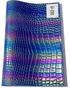 Cuir PU effet <span class=keywords><strong>crocodile</strong></span> gaufré et miroir pour chaussures et sacs pour femmes - Product Image 5