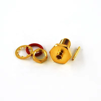 Conector SMA Hembra Coaxial RF de 50 ohmios, Impermeable, para Cable RG405, SM086, EZ086, Tipo D