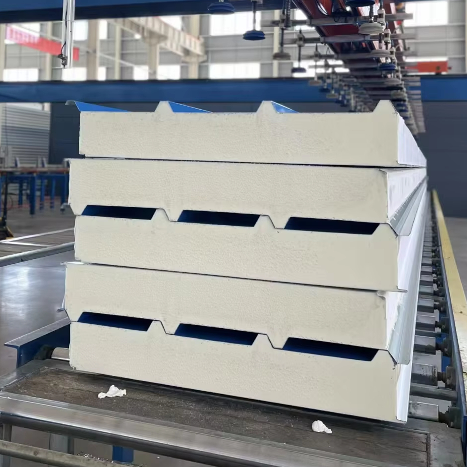 Polyurethane PIR Firewall Panel Cold Storage Room Insulation Polyurethane Sandwich Panel