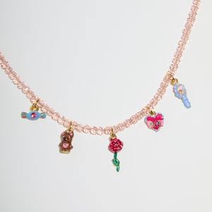 Mini abalorio de cerámica Manna para joyería infantil de acero inoxidable chapado en oro con diseño de Birkin de frutas de dibujos animados Estilo clásico - Product Image 3