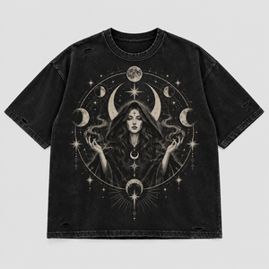 T-Shirt Oversized Industrial City <b>Graphic</b> <b>Tee</b> <b>Vintage</b> Wash Boxy Fit Drop Shoulder Streetwear Custom Private Label Men T Shirt - Product Image 2