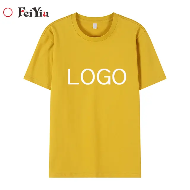 고품질 100% 코튼 유니섹스 T 셔츠 낮은 Moq 210 그램 남성 빈 o-넥 티셔츠 사용자 정의 인쇄 로고