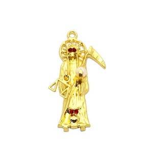 Dessin animé squelette mort dieu Hip Hop pendentif en métal collier couleur préservant porte-clés mode bijoux <span class=keywords><strong>sac</strong></span> - Product Image 6