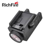 Lanterna tática compacta de autodefesa, iluminação de 800lm para caça