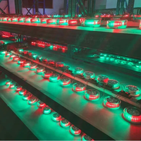 Feu de signalisation rouge-vert 12V étanche de qualité marine pour ponton, lumière latérale LED pour bateau, lumière de proépauille