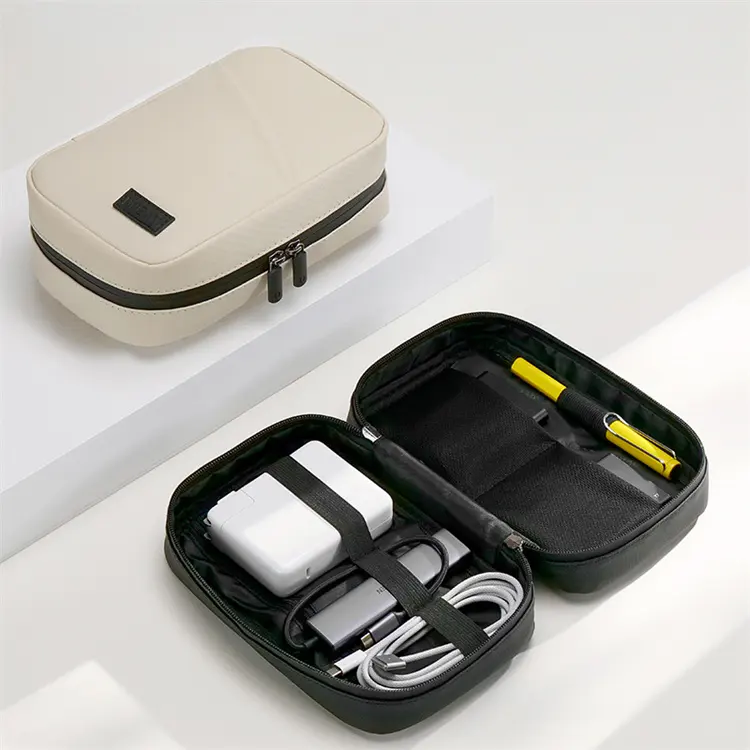 Su geçirmez dijital şarj aleti kablosu saklama çantası taşınabilir Gadget depolama organizatör çantası