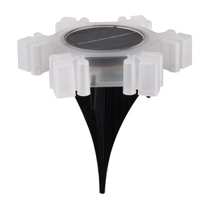 Lampe solaire en forme de flocon de neige, éclairage 6-12h, décoration murale de jardin extérieur, éclairage nocturne automatique - Product Image 2