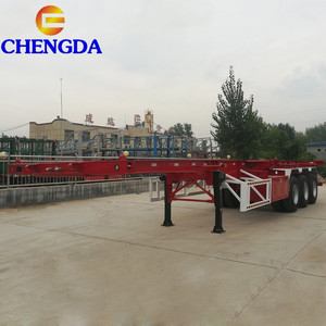 3 trục 40ft xe tải và trailer kích thước <span class=keywords><strong>container</strong></span> xe tải trailer chiều cao 20ft xe tải trailer - Product Image 2