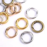 Alliage brillant Forme de coeur Boucles pivotantes Déclencheur Ressort Porte-clés Boucle Fermoirs Anneau Pivotant Snap Clips
