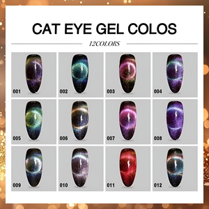 Esmalte de <span class=keywords><strong>Uñas</strong></span> en Gel 9D Efecto Ojo de Gato, Magnético, Holográfico, Láser, Doble Luz UV LED, Removible, 15ml, Alto Brillo, Suministros para <span class=keywords><strong>Uñas</strong></span>, Marca Privada - Product Image 5