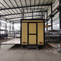 Big Food Trailer Camion personnalisé Remorque alimentaire à deux étages avec cuisine commerciale complète et terrasse à l'étage