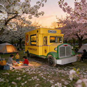 Modern Style Beverage and Snack <b>Trailer</b> Mobile Food Kiosk for Shopping Mall Plaza - Product Image 1