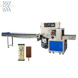 Pillow flowpack packing machine, ice cream bar flowpack