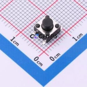 J4B0553110 Tactile Switch SMD-4P,6x6mm Switch Single Pole Single Throw Round Button 2.6N 6mm - Product Image 1