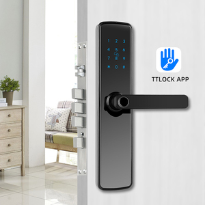 <span class=keywords><strong>Nouvelle</strong></span> <span class=keywords><strong>serrure</strong></span> intelligente biométrique numérique à empreintes digitales et mot de passe Ttlock pour portes en bois - Product Image 1