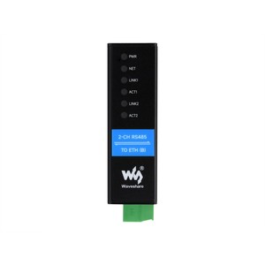Serveur série Ethernet 2 canaux RS485 vers RJ45, fonctionnement indépendant des deux canaux RS485, deux ports Ethernet - Product Image 4