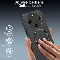 Coques de téléphone de luxe magnétiques avec support et protection précise des emplacements pour Honor X5C+ X9D 400 Smart Pura 80 Pro+ Play 10A Smoke Cover