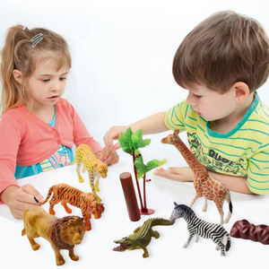 Jouets de dinosaures pour enfants, petit garçon, grand Tyrannosaurus Rex, Triceratops, PVC souple, <span class=keywords><strong>Jurassic</strong></span>, échelle 1/72, ensemble de simulation du monde animal - Product Image 3