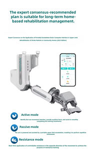 Exosquelette cérébral-machine pour la rééducation fonctionnelle des membres supérieurs, système orthopédique durable, respirant et portable pour hémiplégie - Product Image 6