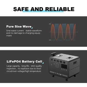 Station d'énergie solaire portable PuFa 5KW 5120Wh pour la maison, 110VAC 220VAC 5000W, station de stockage d'énergie - Product Image 4