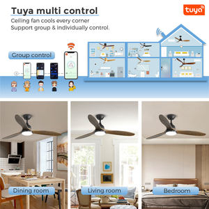 <span class=keywords><strong>Ventilador</strong></span> <span class=keywords><strong>de</strong></span> <span class=keywords><strong>Techo</strong></span> Inteligente <span class=keywords><strong>con</strong></span> 5 Velocidades <span class=keywords><strong>y</strong></span> Luces LED, <span class=keywords><strong>Ventilador</strong></span> <span class=keywords><strong>de</strong></span> <span class=keywords><strong>Techo</strong></span> <span class=keywords><strong>de</strong></span> Madera Maciza <span class=keywords><strong>de</strong></span> 52 Pulgadas <span class=keywords><strong>con</strong></span> Control Remoto <span class=keywords><strong>y</strong></span> Luces LED - Product Image 5