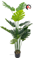 Plante artificielle Monstera en pot, décoration pour salon, entrée, bureau, sol, ornement végétal pour maison de famille ou bureau