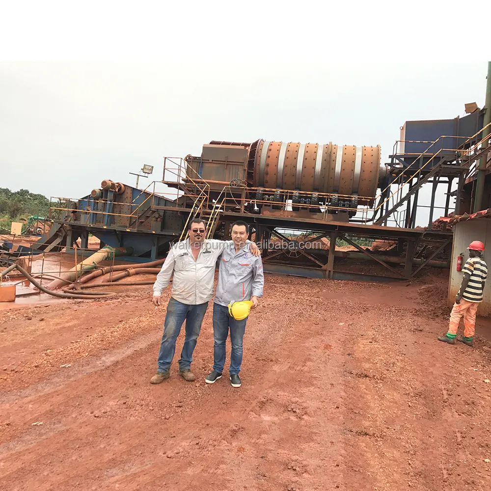 Alto Desempenho 200tph Angola Mineração Equipamentos Móveis Diamond Wash Plant