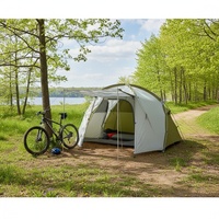 Tente de vélo à ouverture rapide et automatique, une chambre, 210T Ripstop, double couche, quatre saisons, coupe-vent, anti-UV, pour l'alpinisme en extérieur