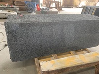 Carreaux de sol de cuisine en granit gris foncé avec un design moderne, surface polie, qualité supérieure, garantie à vie